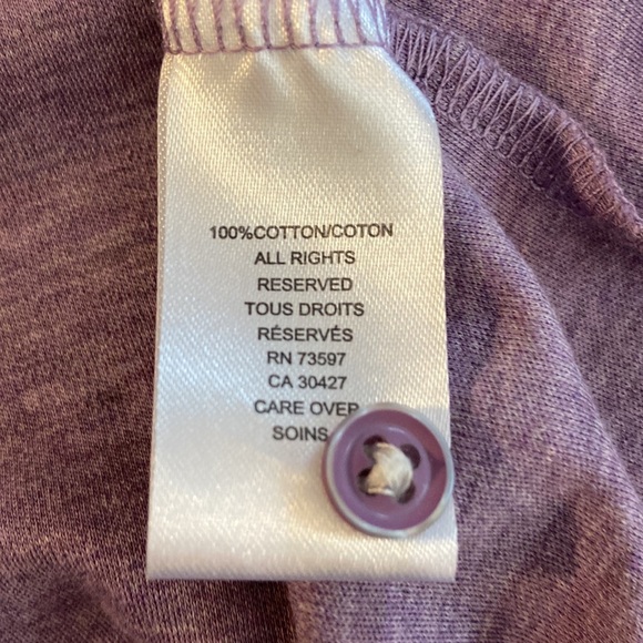 Raffi Big and Tall Size XXL Purple Short Sleeve Button Down Shirt: 4913 - Picture 7 of 8